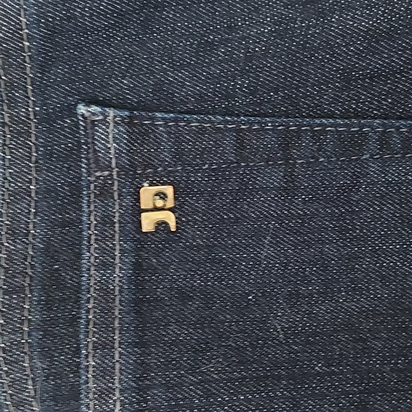 Joe's Jeans Wide Flare Freyed Jean's - Picture 7 of 10